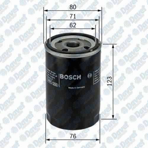 BOSCH F026407401 Yag Filtresi Golf Iv V Bora Passat Polo Clasic 1.6 1.8 98=> [ Akl Aeh Bfq Bgu Bse ]